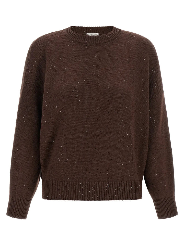 Brunello Cucinelli Sample Sale | Brunello Cucinelli Brown Cashmere Cardigan - | Designer outlet