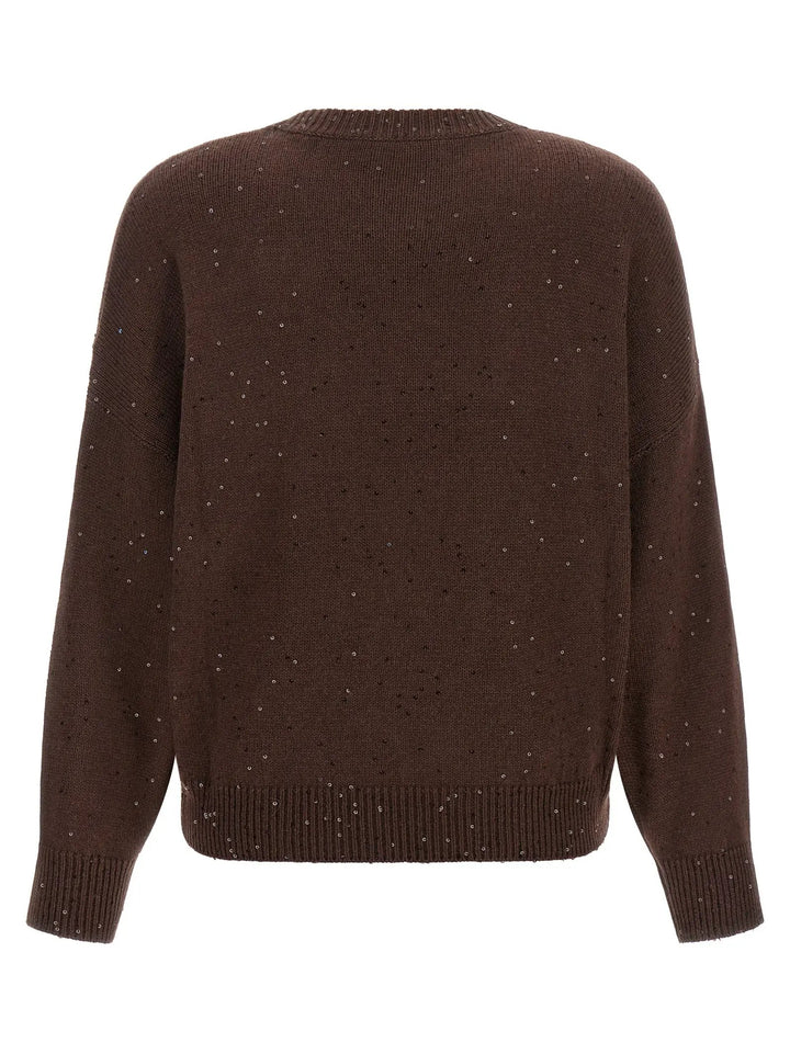 Brunello Cucinelli Sample Sale | Brunello Cucinelli Brown Cashmere Cardigan - | Designer outlet
