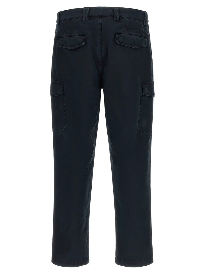 Brunello Cucinelli Sample Sale | Brunello Cucinelli Blue Cotton Cargo Pants - | Designer outlet