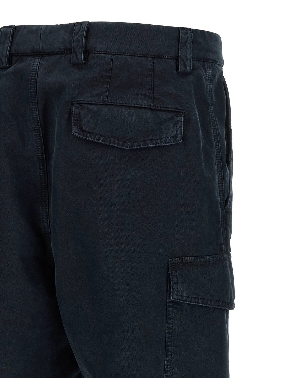Brunello Cucinelli Sample Sale | Brunello Cucinelli Blue Cotton Cargo Pants - | Designer outlet