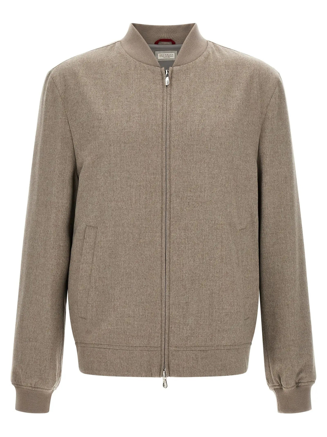 Brunello Cucinelli Sample Sale | Brunello Cucinelli Gray Cashmere Bomber - | Designer outlet