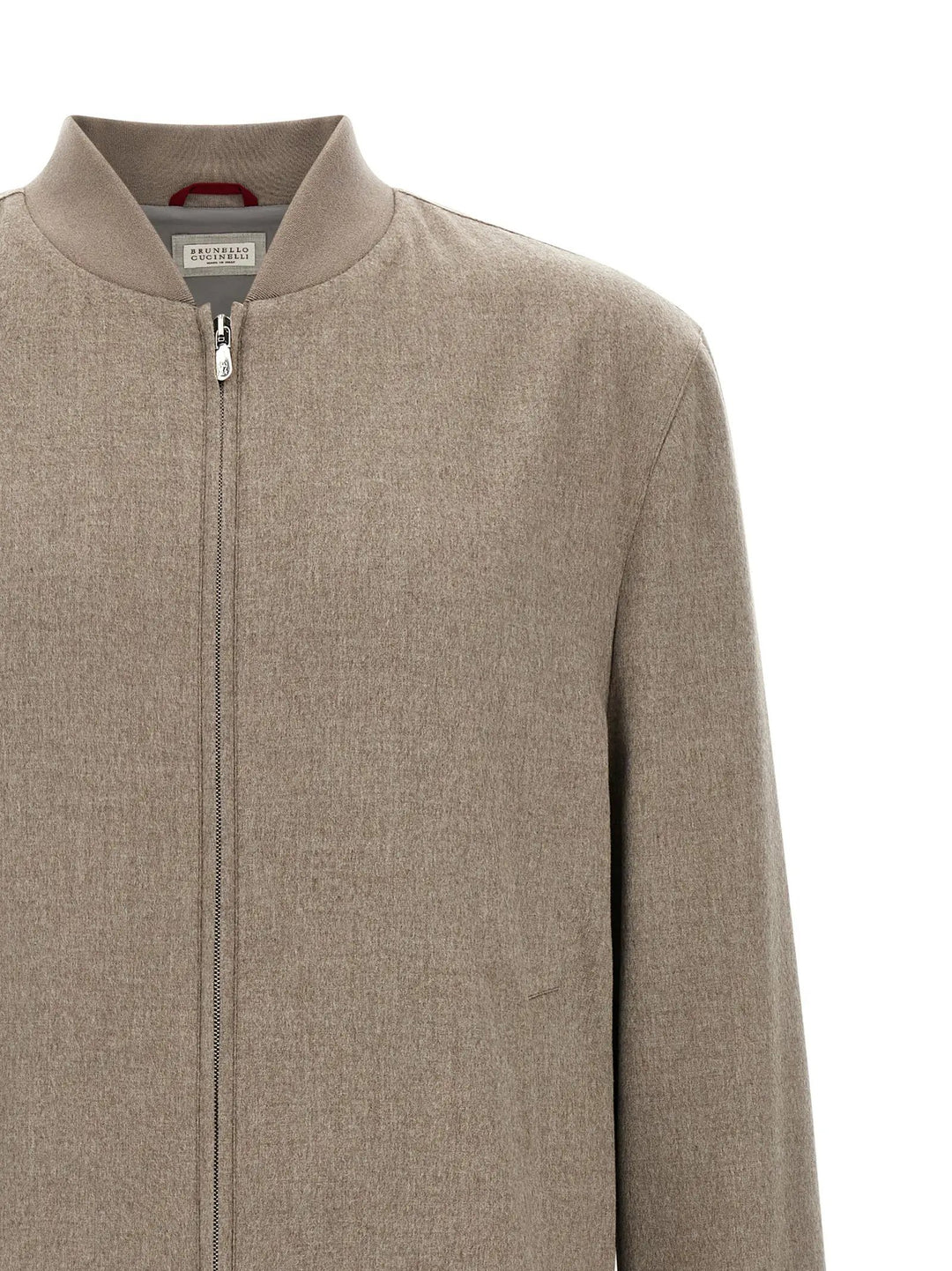 Brunello Cucinelli Sample Sale | Brunello Cucinelli Gray Cashmere Bomber - | Designer outlet
