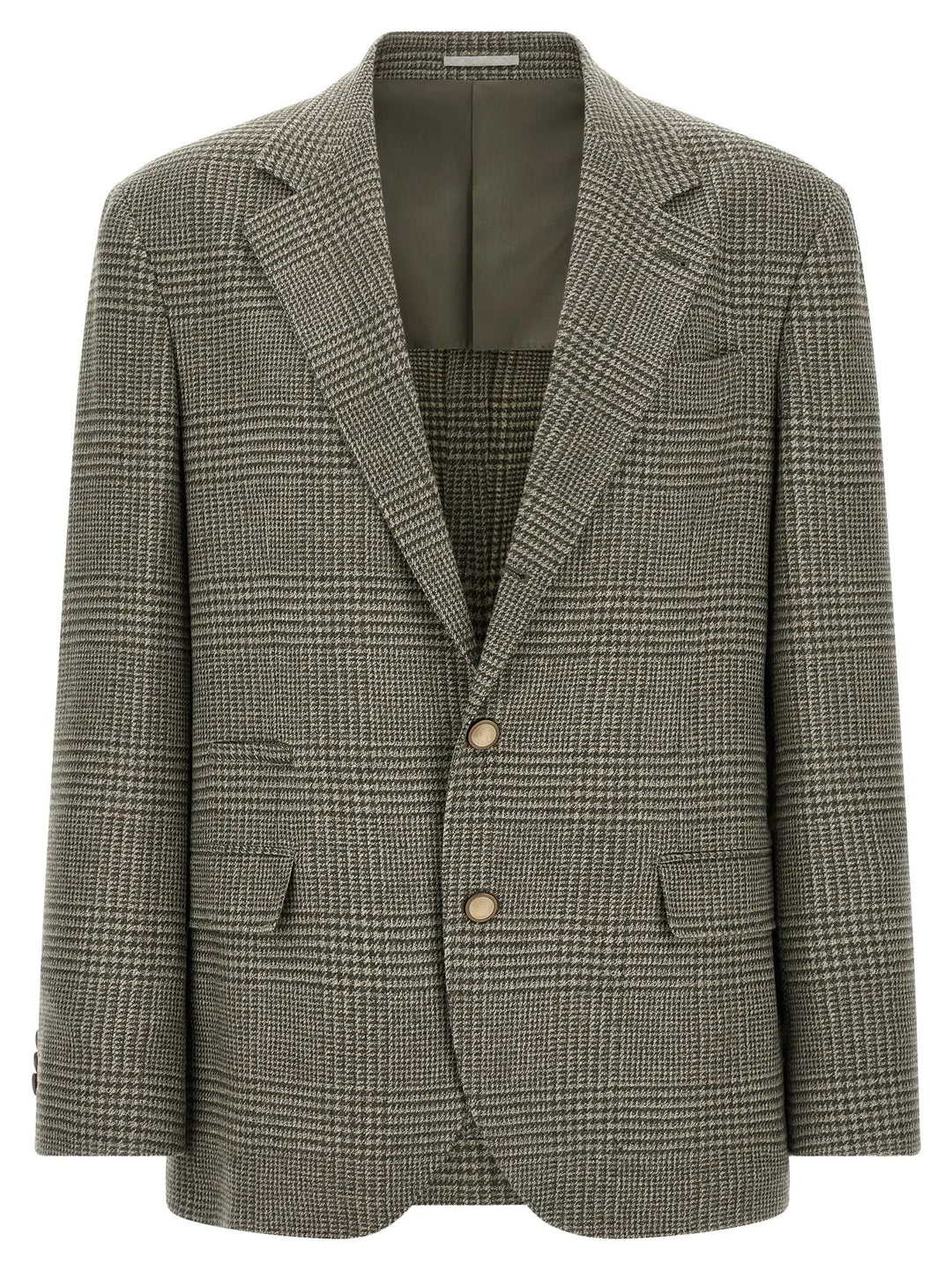 Brunello Cucinelli Sample Sale | Brunello Cucinelli Bicolor Wool Blazer - | Designer outlet