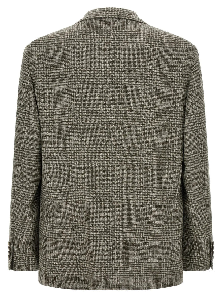 Brunello Cucinelli Sample Sale | Brunello Cucinelli Bicolor Wool Blazer - | Designer outlet