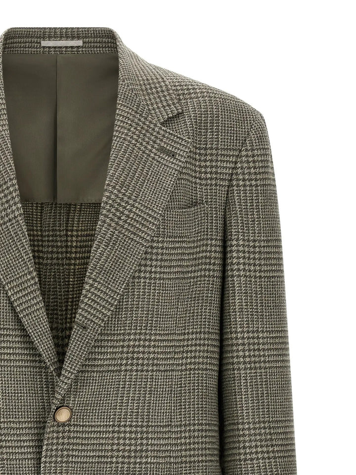 Brunello Cucinelli Sample Sale | Brunello Cucinelli Bicolor Wool Blazer - | Designer outlet