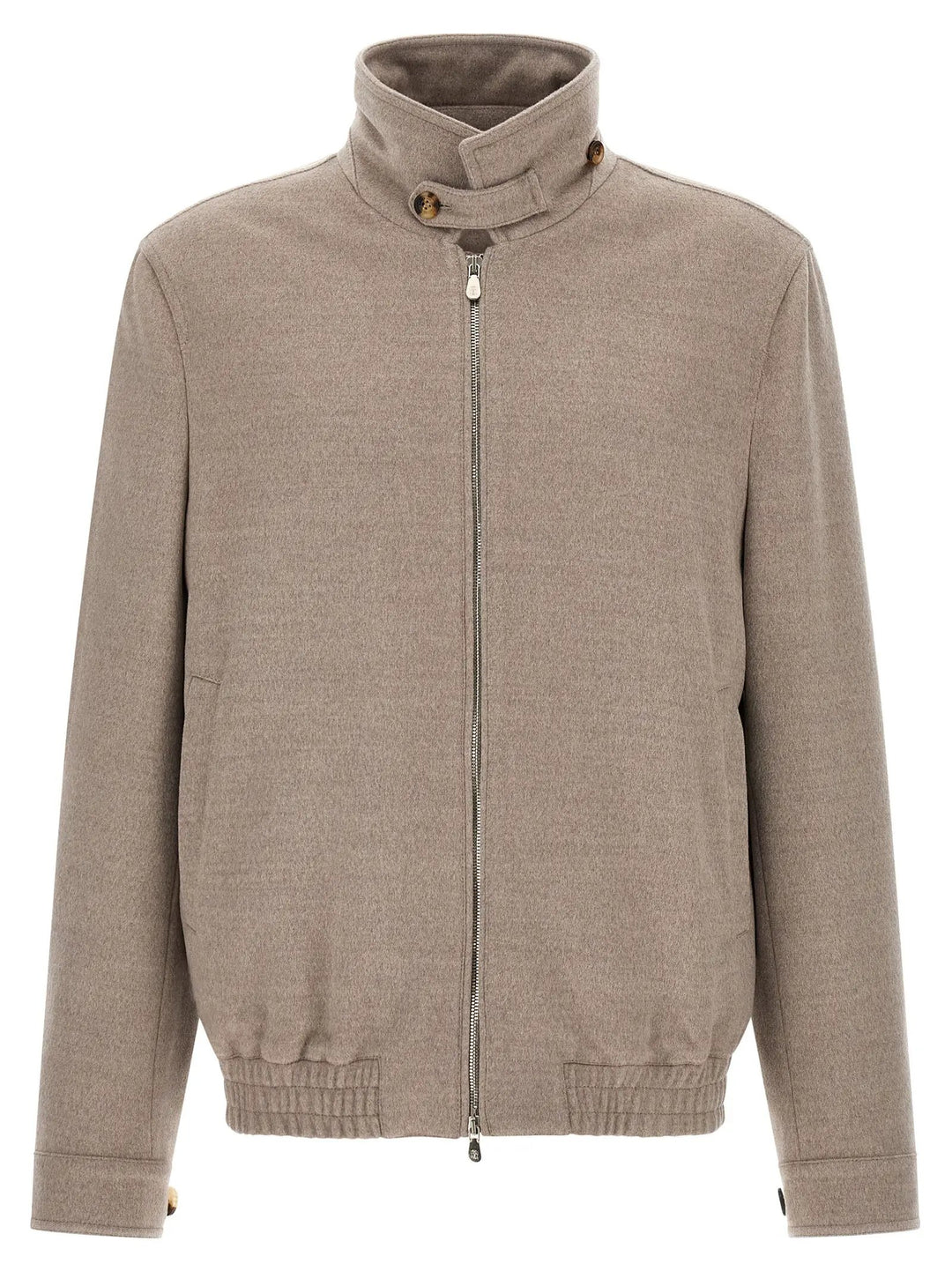 Brunello Cucinelli Sample Sale | Brunello Cucinelli Beige Virgin Wool Bomber - | Designer outlet