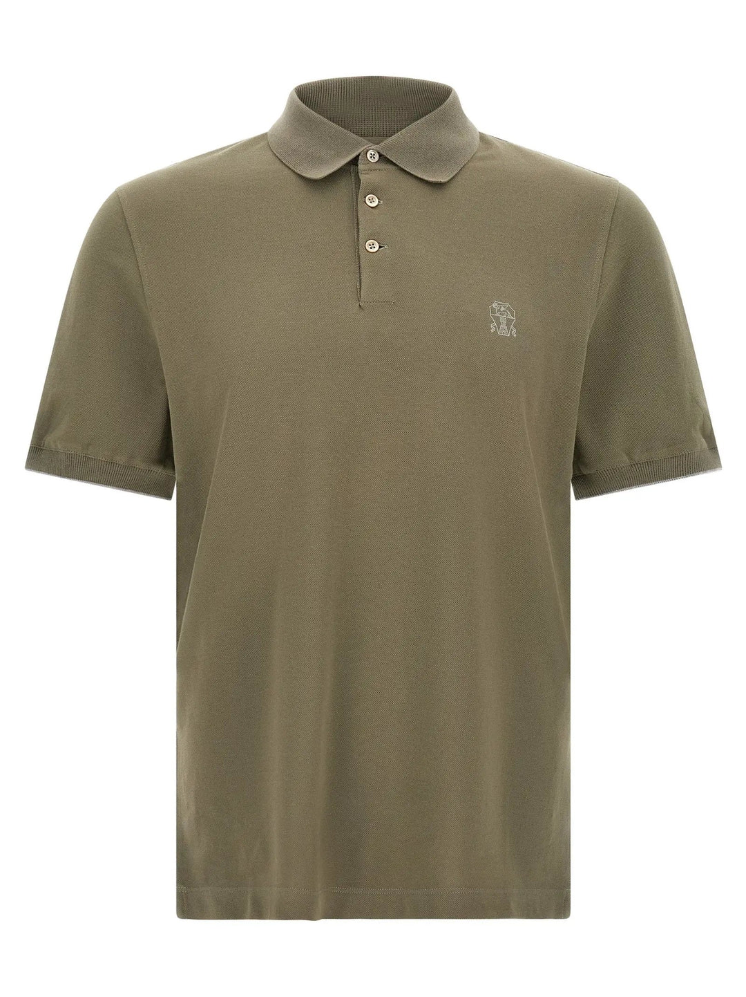 Brunello Cucinelli Sample Sale | Brunello Cucinelli Bicolor Cotton Polo Shirt - | Designer outlet