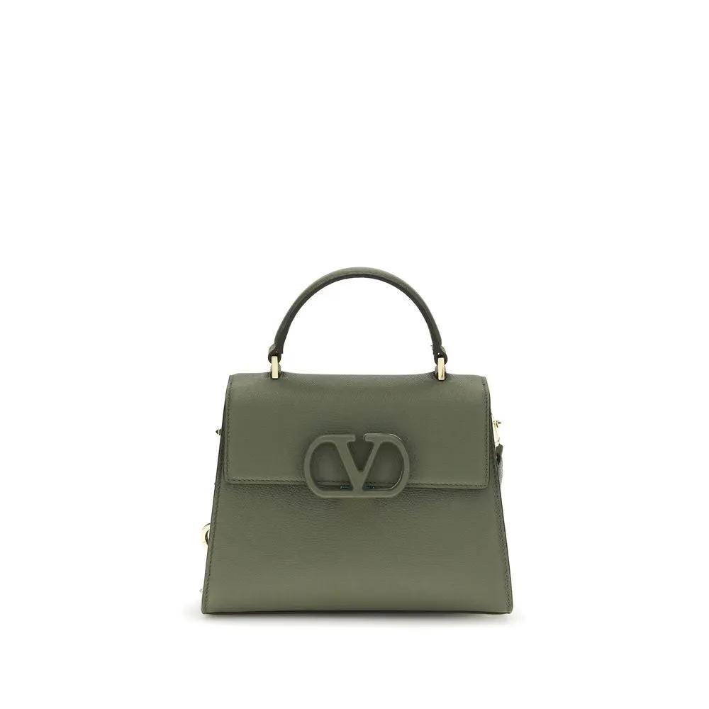 Valentino Garavani Bicolor Calf Leather Bos Taurus Clutch Bag