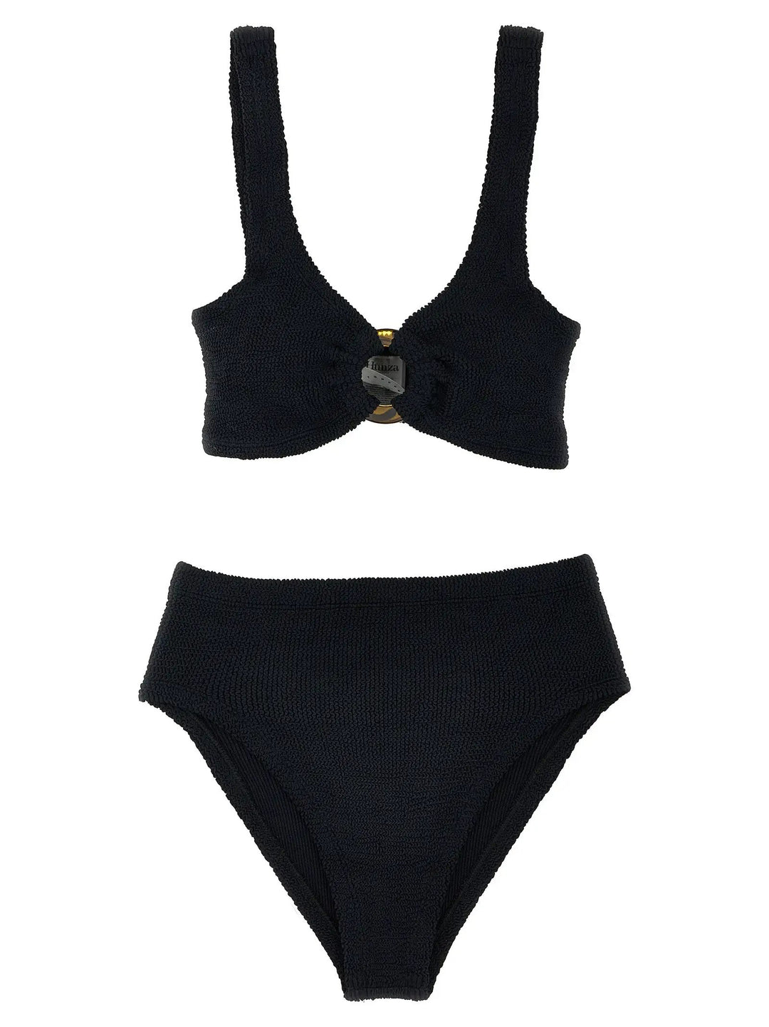Hunza G Sample Sale | Hunza G Black Nylon Bikini - | Designer outlet