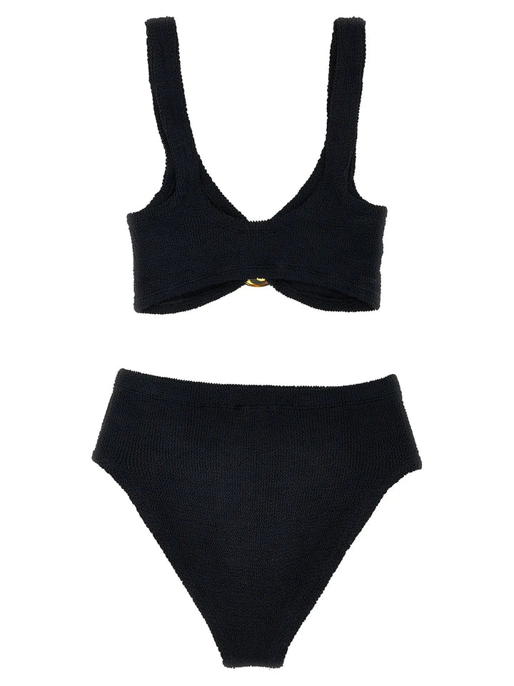 Hunza G Sample Sale | Hunza G Black Nylon Bikini - | Designer outlet