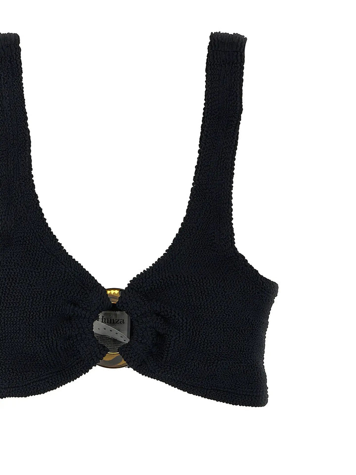 Hunza G Sample Sale | Hunza G Black Nylon Bikini - | Designer outlet