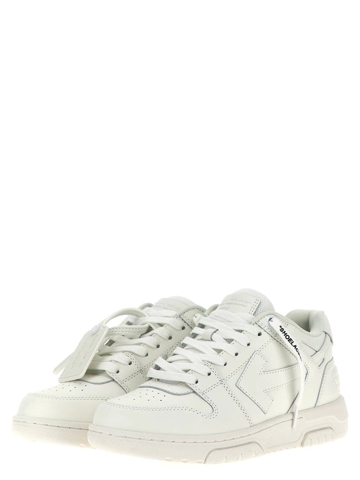 Off-White Sample Sale | Off-White White Calfskin Low Top Sneakers - | Designer outlet