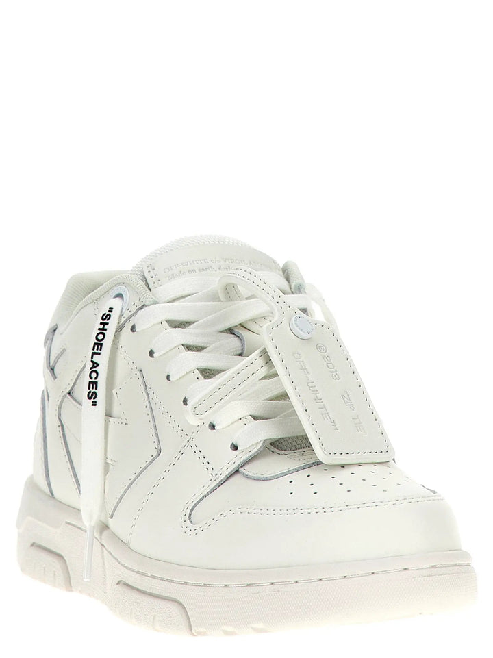 Off-White Sample Sale | Off-White White Calfskin Low Top Sneakers - | Designer outlet