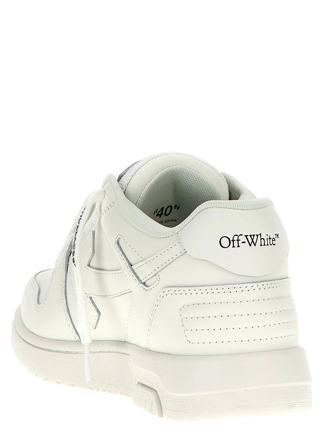 Off-White Sample Sale | Off-White White Calfskin Low Top Sneakers - | Designer outlet