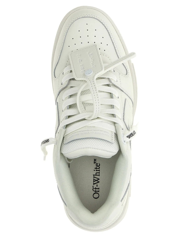 Off-White Sample Sale | Off-White White Calfskin Low Top Sneakers - | Designer outlet