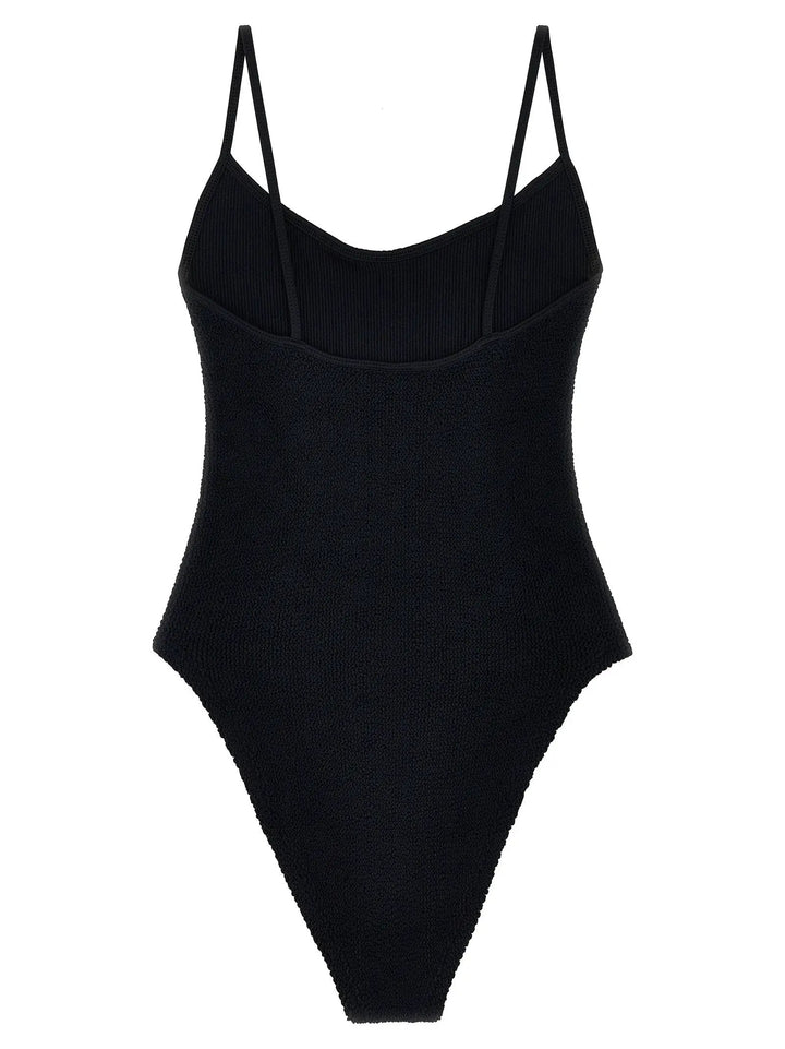 Hunza G Sample Sale | Hunza G Black Polyamide One-Piece Swimsuit - | Designer outlet