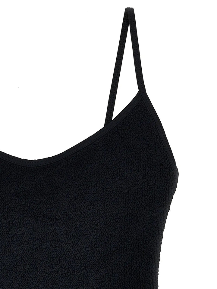 Hunza G Sample Sale | Hunza G Black Polyamide One-Piece Swimsuit - | Designer outlet