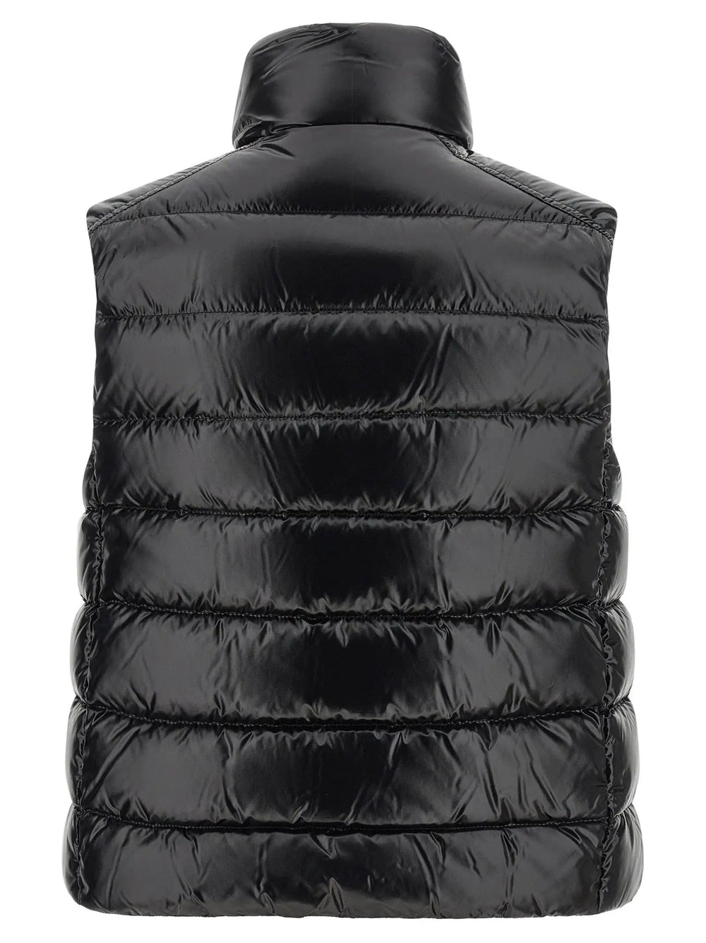 Moncler Sample Sale | Moncler Black Polyamide Sleeveless Jacket - | Designer outlet