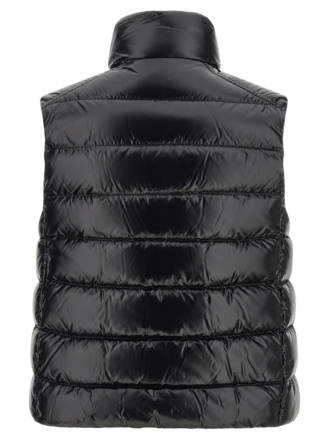 Moncler Sample Sale | Moncler Black Polyamide Sleeveless Jacket - | Designer outlet