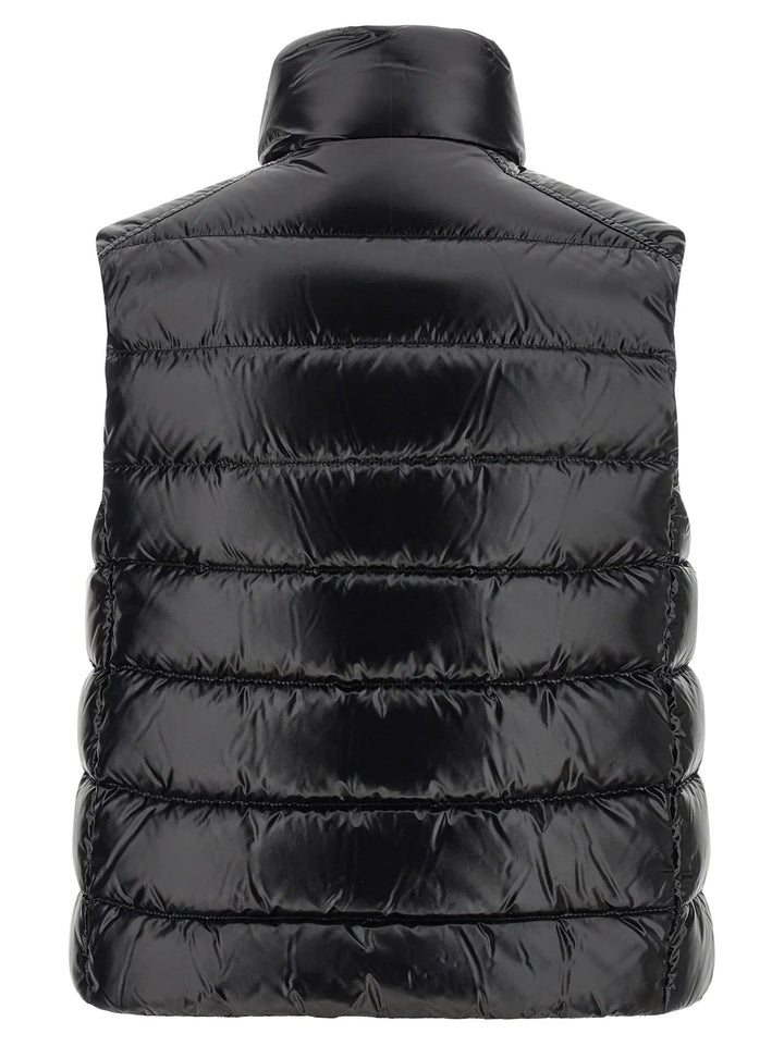Moncler Sample Sale | Moncler Black Polyamide Sleeveless Jacket - | Designer outlet