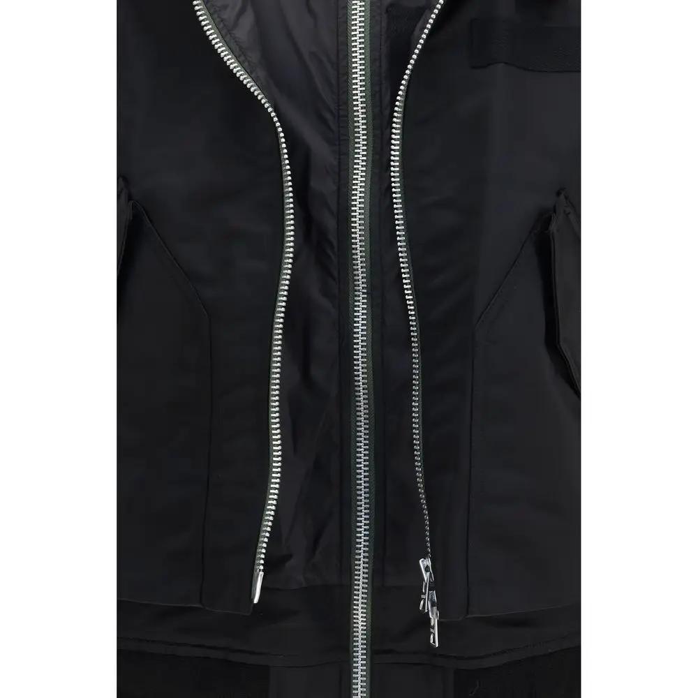 Sacai Black Cotton Bomber
