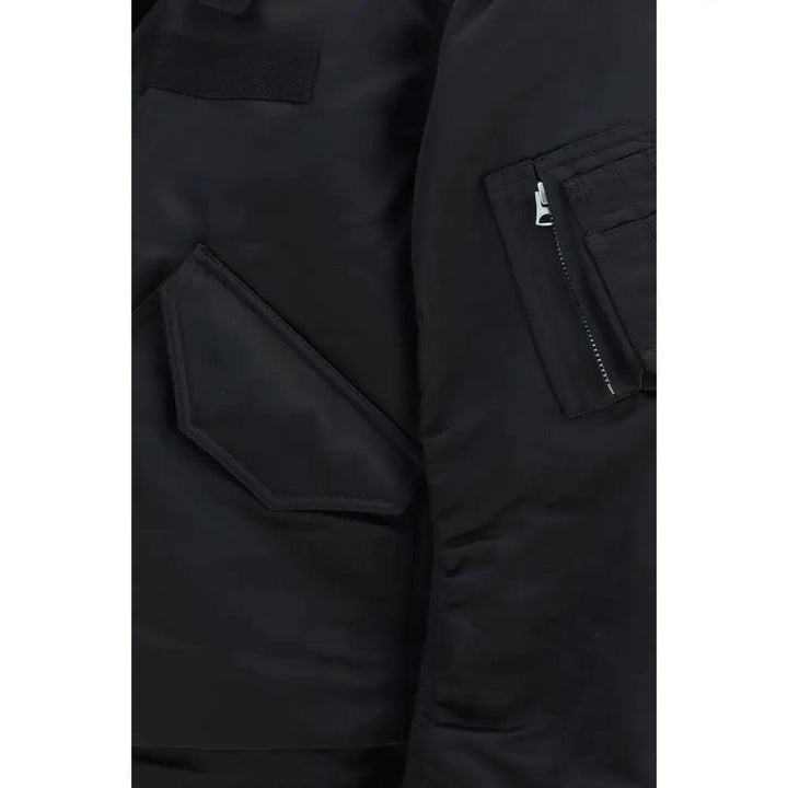 Sacai Black Cotton Bomber