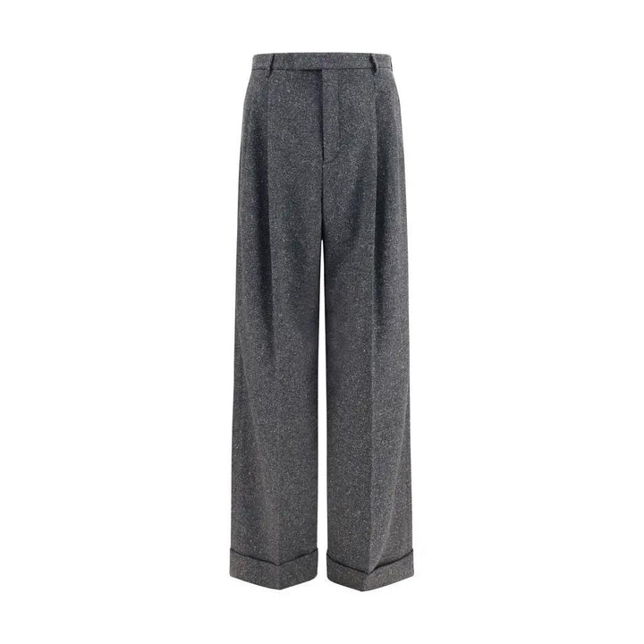 Valentino Garavani Gray Wool Oves Aries Pants