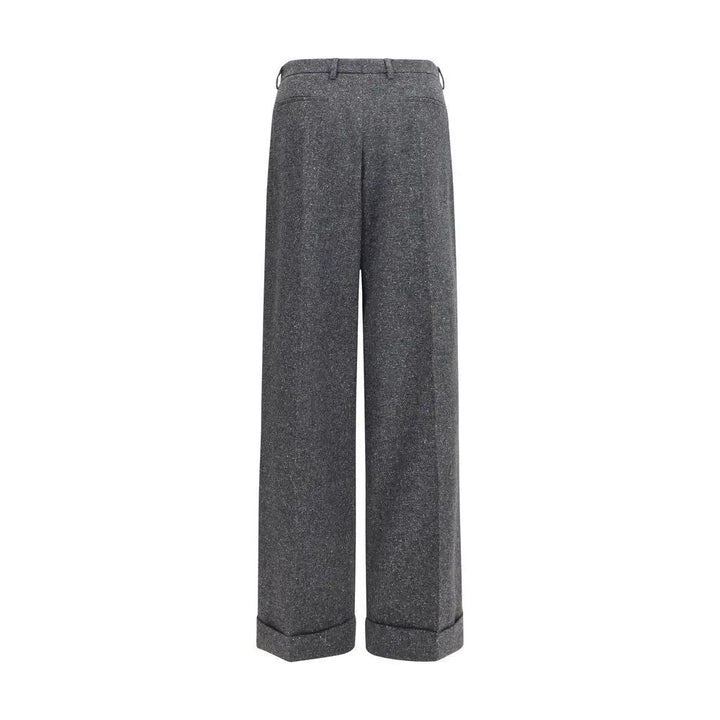 Valentino Garavani Gray Wool Oves Aries Pants