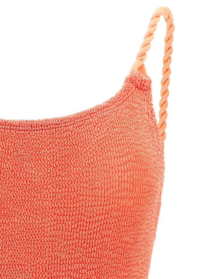 Hunza G Sample Sale | Hunza G Orange Polyamide One-Piece Swimsuit - | Designer outlet