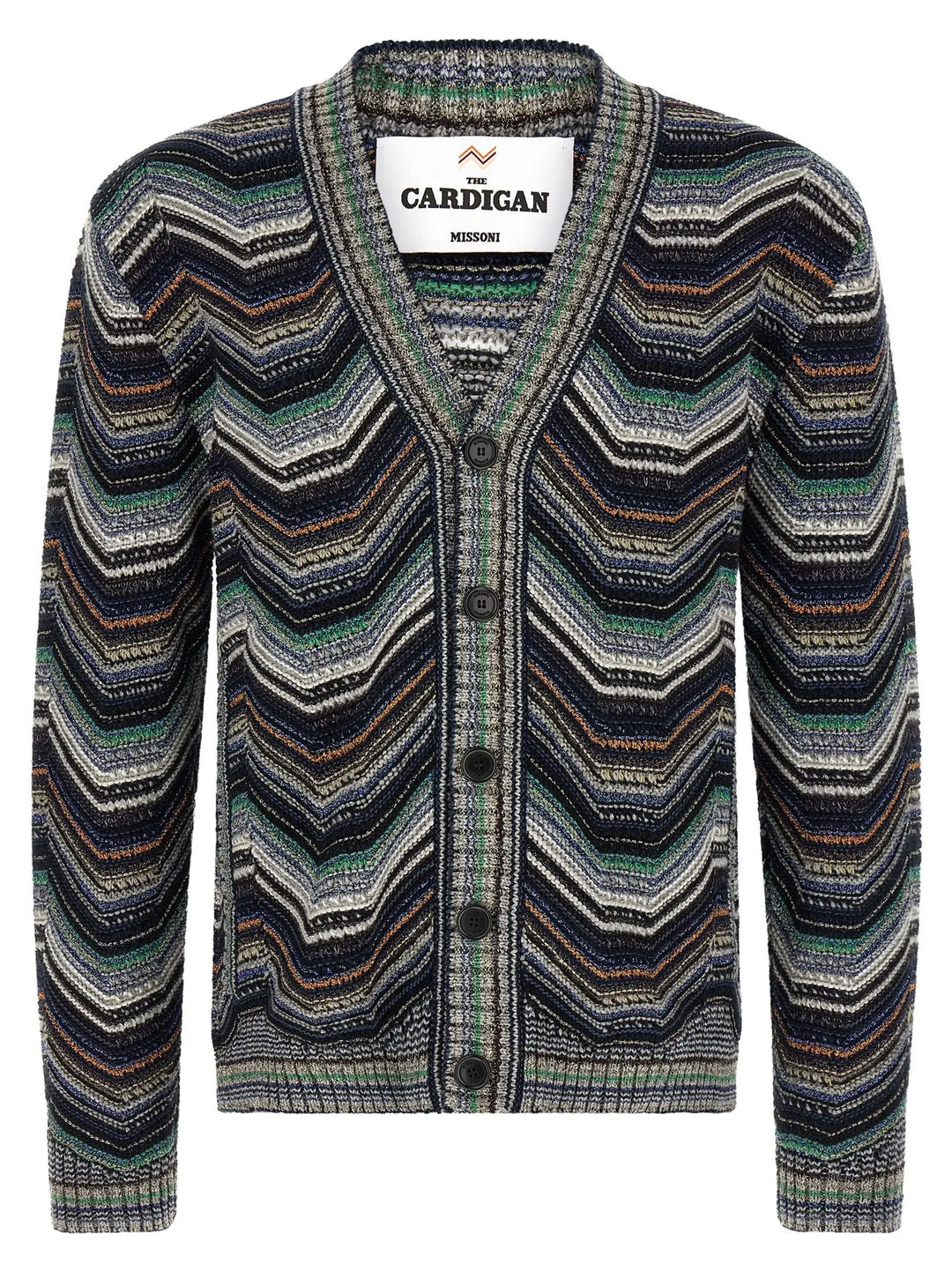 Missoni Sample Sale | Missoni Multicolor Wool Cardigan - | Designer outlet
