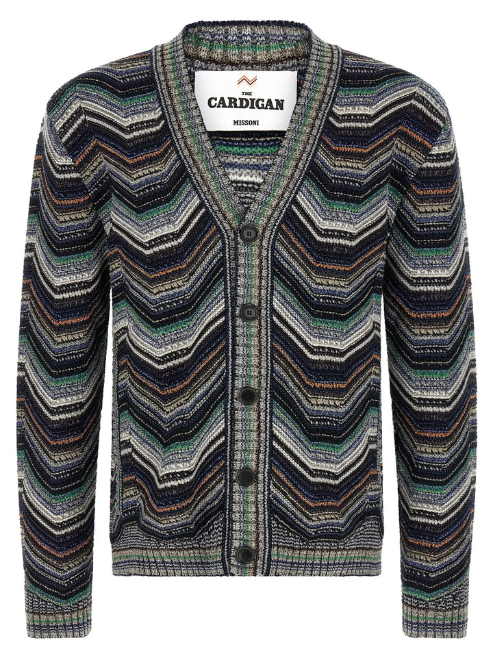 Missoni Sample Sale | Missoni Multicolor Wool Cardigan - | Designer outlet