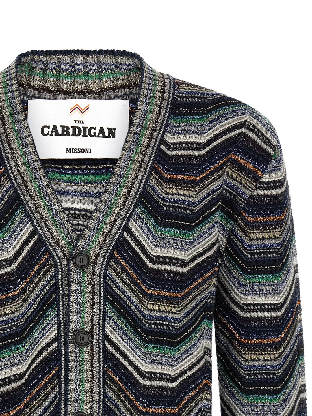 Missoni Sample Sale | Missoni Multicolor Wool Cardigan - | Designer outlet