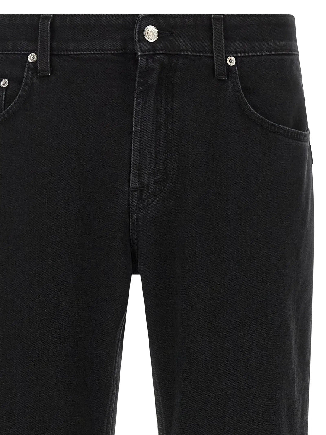 Department 5 Sample Sale | Department 5 Black Cotton Cropped Jeans - | Designer outlet
