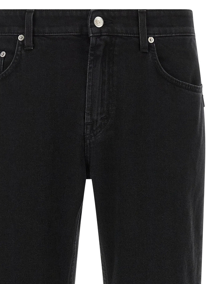 Department 5 Sample Sale | Department 5 Black Cotton Cropped Jeans - | Designer outlet