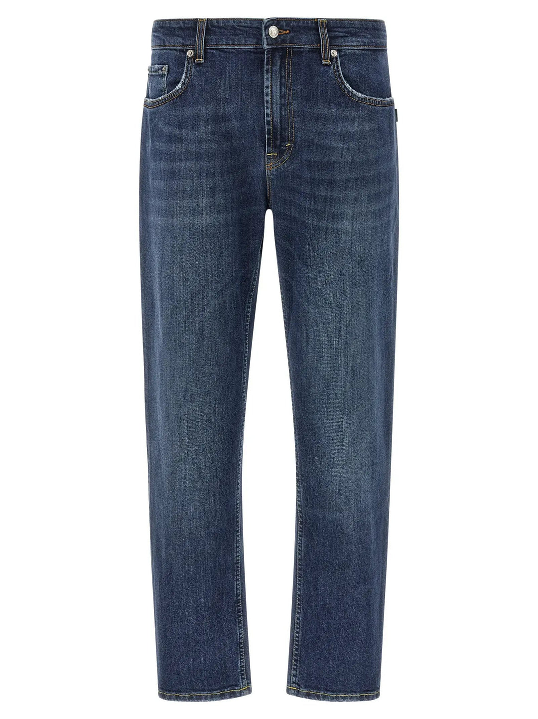 Department 5 Sample Sale | Department 5 Blue Cotton Cropped Jeans - | Designer outlet