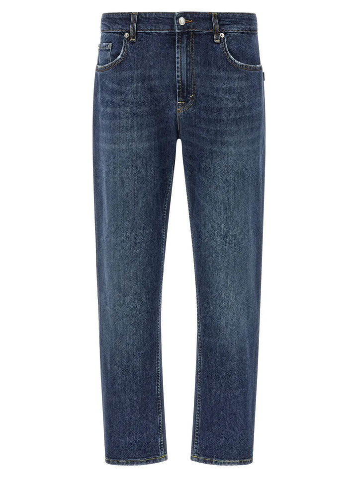 Department 5 Sample Sale | Department 5 Blue Cotton Cropped Jeans - | Designer outlet