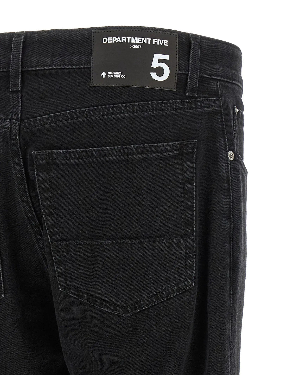 Department 5 Sample Sale | Department 5 Black Cotton Cropped Jeans - | Designer outlet