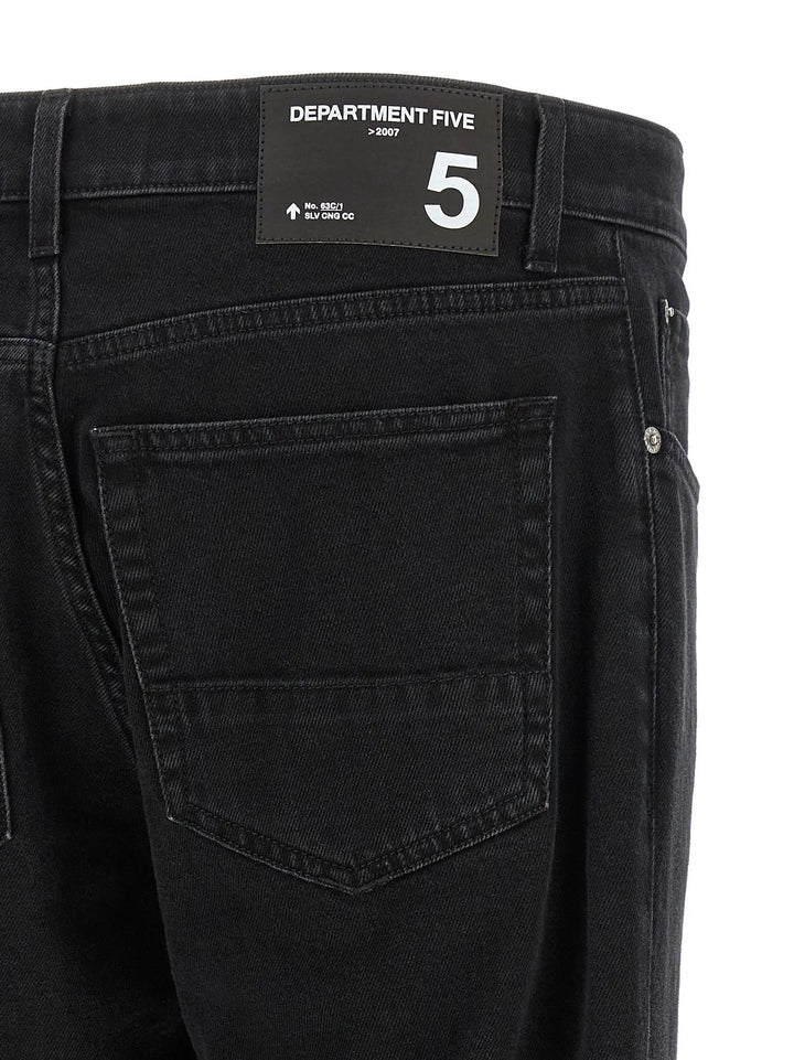 Department 5 Sample Sale | Department 5 Black Cotton Cropped Jeans - | Designer outlet