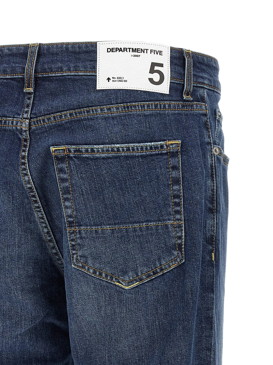 Department 5 Sample Sale | Department 5 Blue Cotton Cropped Jeans - | Designer outlet