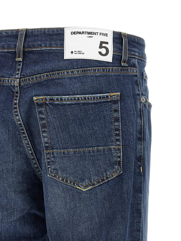 Department 5 Sample Sale | Department 5 Blue Cotton Cropped Jeans - | Designer outlet