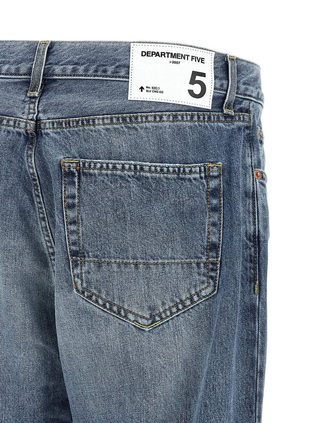 Department 5 Sample Sale | Department 5 Blue Cotton Tapered Jeans - | Designer outlet