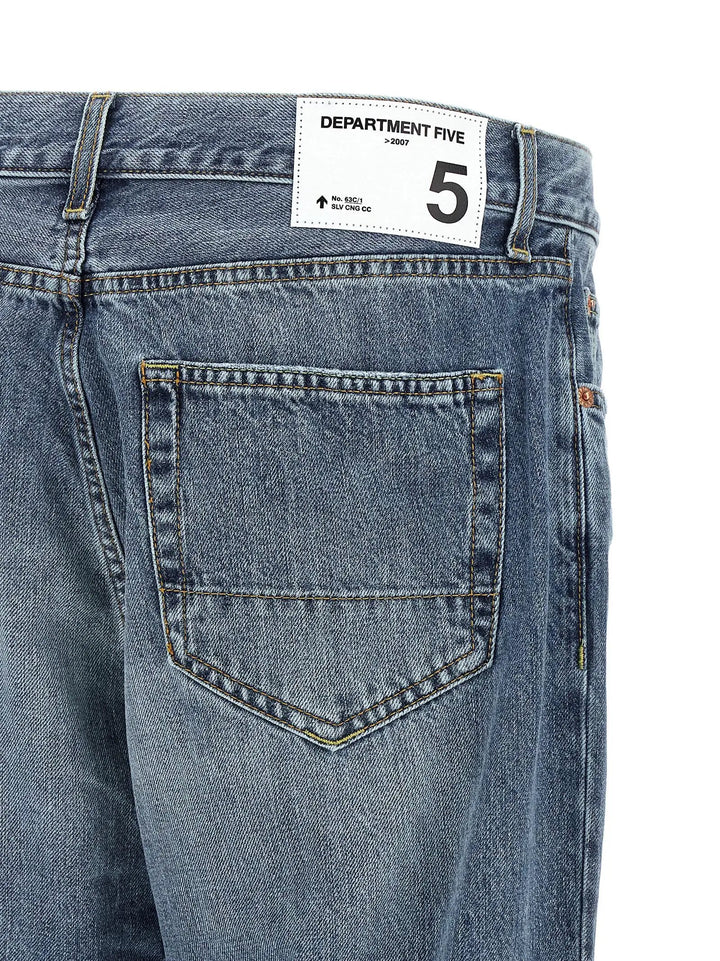 Department 5 Sample Sale | Department 5 Blue Cotton Tapered Jeans - | Designer outlet