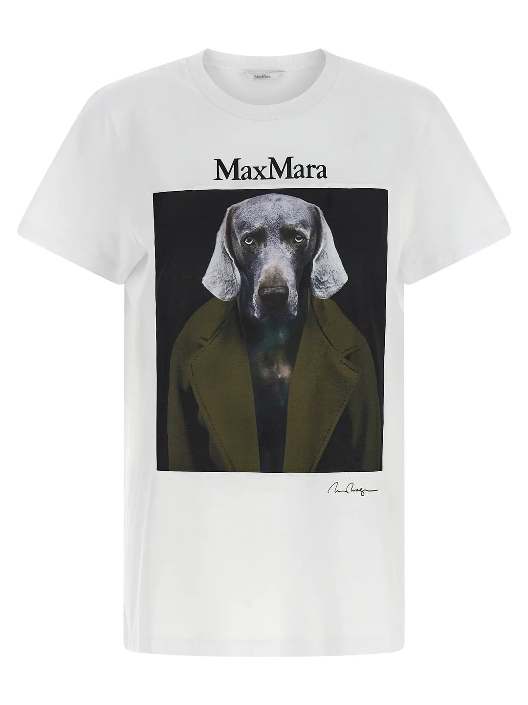 Max Mara Sample Sale | Max Mara White Cotton T-Shirt - | Designer outlet