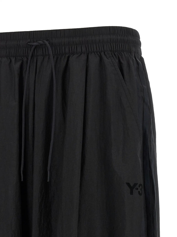 Y-3 Sample Sale | Y-3 Black Polyamide Athletic Pants - | Designer outlet
