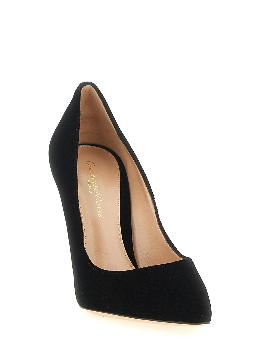 Gianvito Rossi Sample Sale | Gianvito Rossi Black Textile High Heel Pumps - | Designer outlet