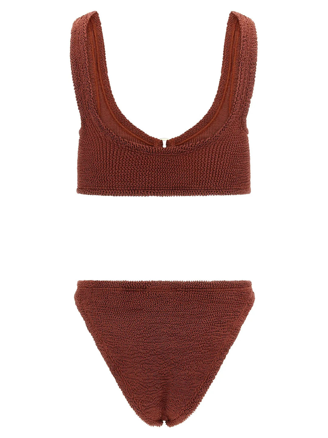 Hunza G Sample Sale | Hunza G Brown Polyamide Bikini - | Designer outlet
