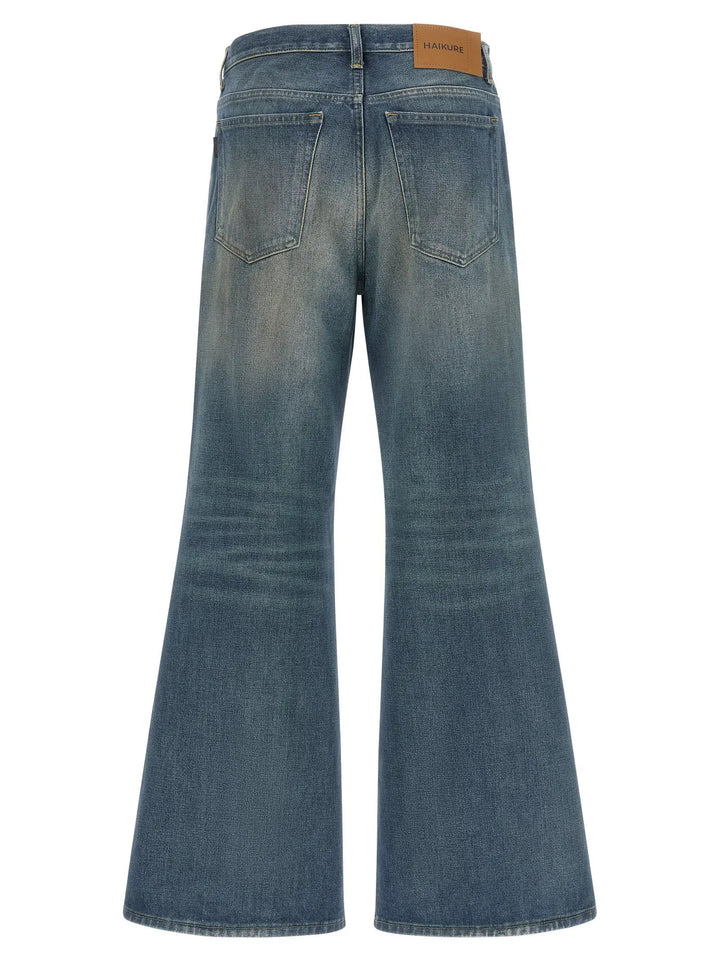 Haikure Sample Sale | Haikure Blue Cotton Flared Jeans - | Designer outlet
