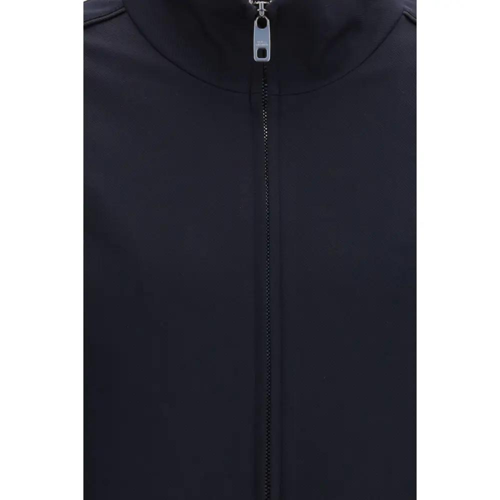 Dolce &amp; Gabbana Blue Polyamide Full-Length Jacket