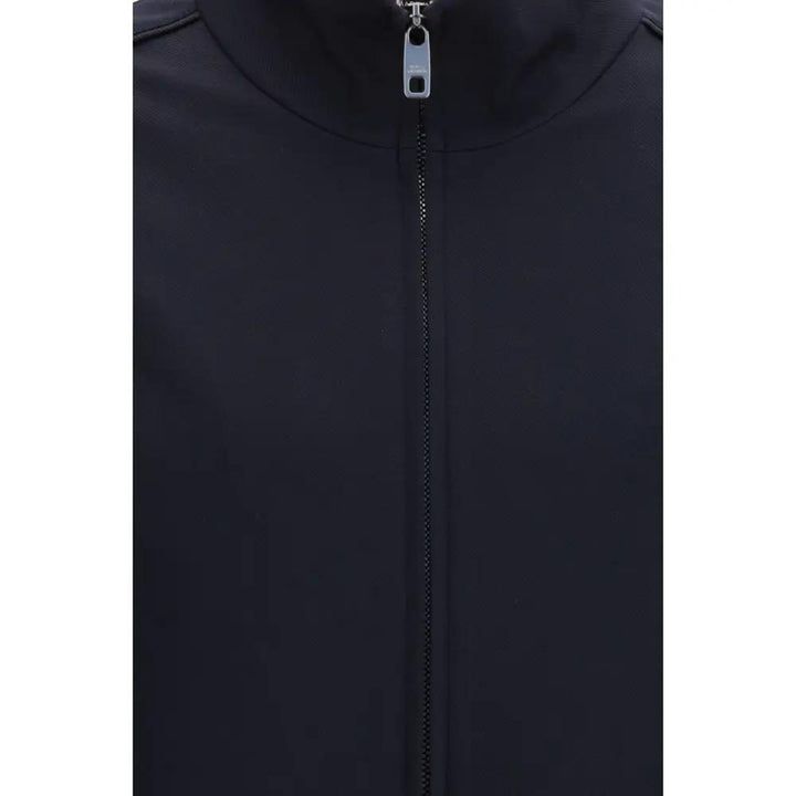 Dolce &amp; Gabbana Blue Polyamide Full-Length Jacket