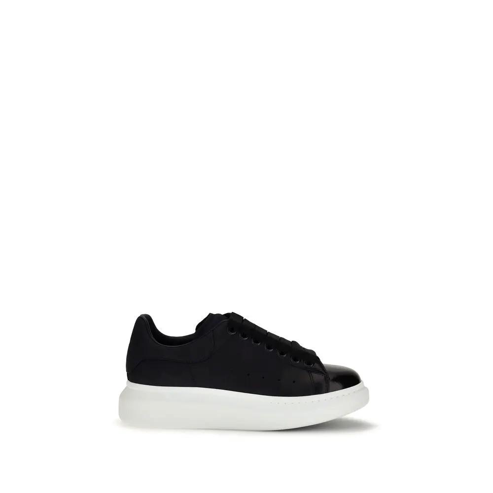 Alexander McQueen Blue Calf Leather Bos Taurus Chunky Sneakers